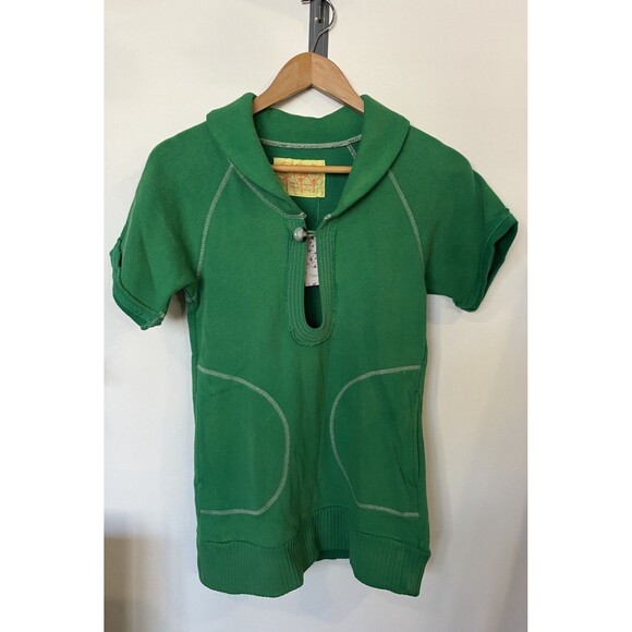 Free People Emerald Green Cowl Neck Sweater - Picture 1 of 11